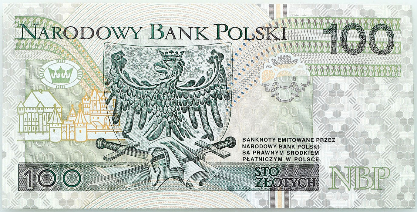 100 złotych 1994, seria AA - RADAR